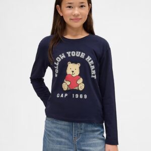 Kids Relaxed Graphic T-Shirt-Dark Night