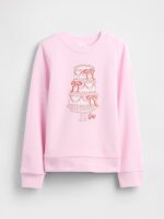 Kids Gap Graphic Sweatshirt-Primrose Pink
