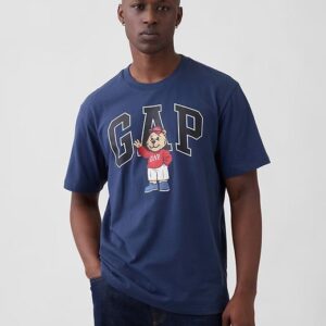 Everyday Soft Relaxed Graphic T-Shirt-Vintage Navy