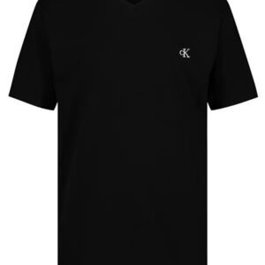 Boys Monogram V-Neck T-Shirt-Black