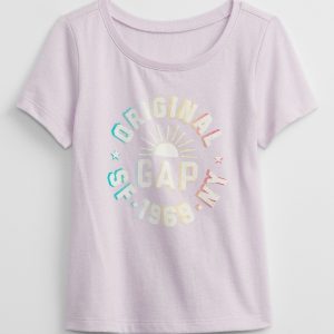 READYSTOCK babyGap Graphic T-Shirt - Purple Lilac
