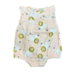 C12-02-0158 OLD NAVY lion printed romper Peach