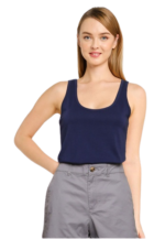C12-11-0490-000M OLD NAVY TANK WOMEN NAVY BLUE