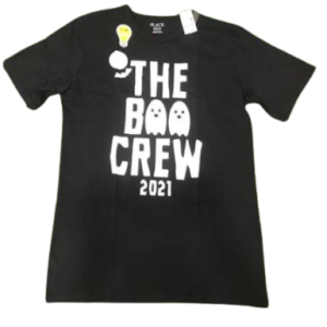C13-04-0367-TCP Tee kids Black The Boo Crew