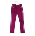 C13-08-0653-006T Girls Rainbow Side Stripe Zip Ponte Knit Pull on Jeggings