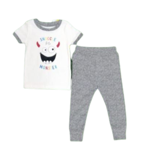 C12-03-0162-1824 OLD NAVY PJS CREAM/GREY