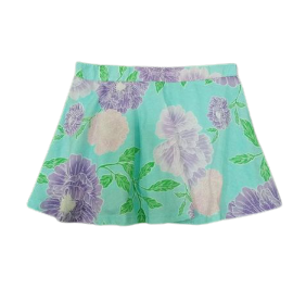 C13-02-0175-1824 TCP SKIRT FLOWER TURQOISE