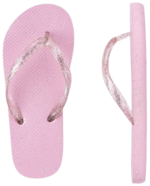 S13-08-0659 TCP Girls Glitter Flip Flops - PINK
