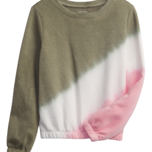 C06-09-0404-0XXL Kids Tie-Dye Sweatshirt - green tie dye