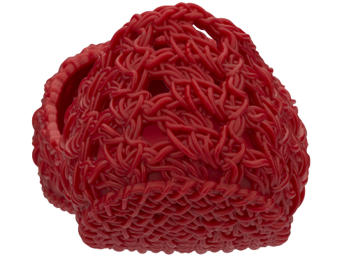 S09-08-0868-0013 GIRLS MEL CAMPANA CROCHET RED - Image 3