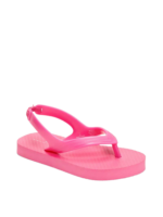 S12-05-0970-0010 Plant-Based Solid Flip-Flops for Toddler Girls - Pink Trance 10