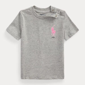 READYSTOCK Big Pony Cotton Jersey Tee-Andover Heather