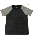 C12-07-0288 TSHIRT - BLACK/GREY
