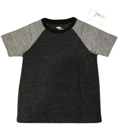 C12-07-0288 TSHIRT - BLACK/GREY