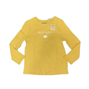 C12-04-0315 T-SHIRT LONG-SLEEVE - YELLOW