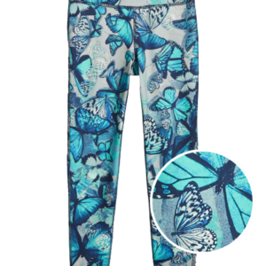 C06-08-0390-000L Kids GapFit Graphic Leggings - BUTTERFLY BLUE
