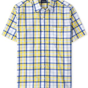 READYSTOCK Plaid Poplin Button Down Shirt - STAR