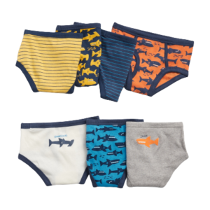 C06-07-0741-023Y Toddler Shark Briefs (7-Pack)
