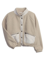 C06-07-0808-000M Kids Recycled Sherpa Bomber Jacket
