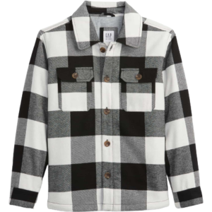 C06-07-0806-000M Kids Plaid Shacket