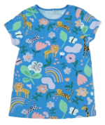C47-08-1120-67YR Bright Patterned T-Shirts - Blue