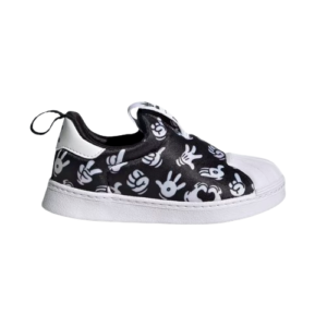 S01-04-1132-8KUK DISNEY SUPERSTAR 360 SHOES KIDS - Core Black / Cloud White / Core Black #GX1873