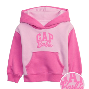 READYSTOCK Gap × Barbie™ Toddler Arch Logo Hoodie - Phlox Pink
