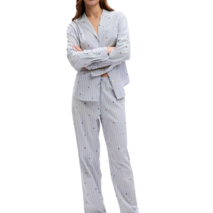 C06-11-1169-000S  Poplin PJ Pants - sweetheart stripe