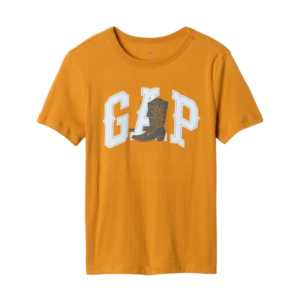 C06-07-1172 Kids Graphic T-Shirt - western boot logo