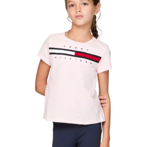 READYSTOCK Kids' Flag Stripe T-Shirt - Ballerina #71J4131