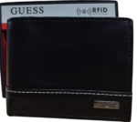 READYSTOCK GUESS Men's Leather Bifold Wallet - Black 495631