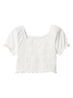 READYSTOCK babyGap Smocked Top - new off white