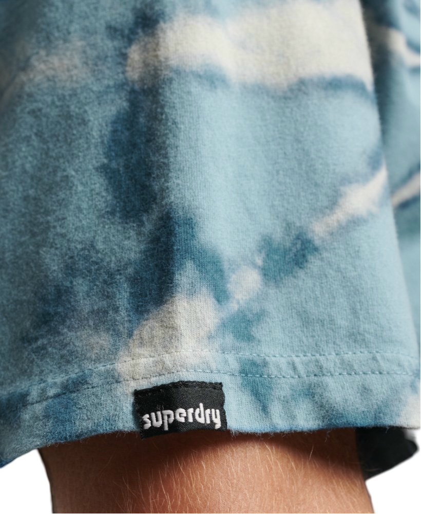 C99-10-1166-00XL Vintage Creatures T-Shirt - Oatmeal/Pottery Blue Tie Dye - Image 4