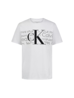 READYSTOCK Boys Layered Monogram Logo Graphic Crewneck T-Shirt - White