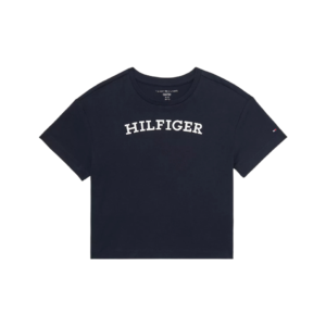 READYSTOCK Girl Kids' Monotype Logo T-Shirt - Navy #71J4200