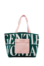 READYSTOCK GW Painted Wall Tote - Green