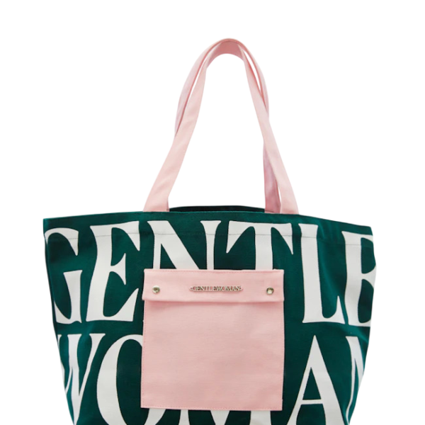 GW Painted Wall Tote – Green