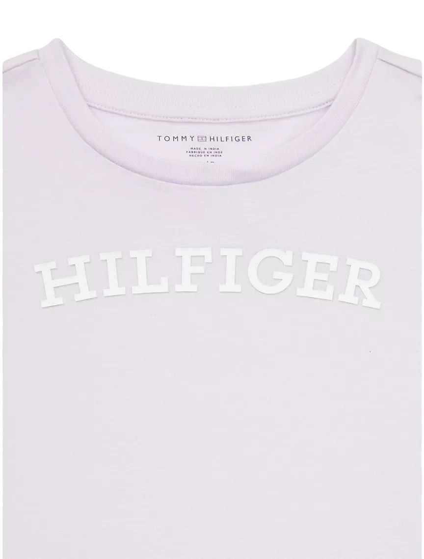 READYSTOCK Girl Kids' Monotype Logo T-Shirt - Flowery Petal #71J4200 - Image 2