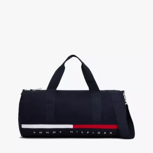 Unisex Flag Stripe Logo Duffle-Sky Captain