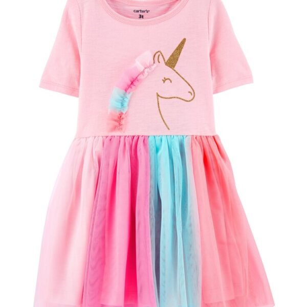 CARTERS Girls Short Sleeve Tutu Dress