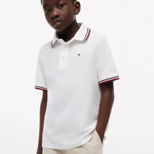 Kids' Tommy Wicking Polo-Fresh White