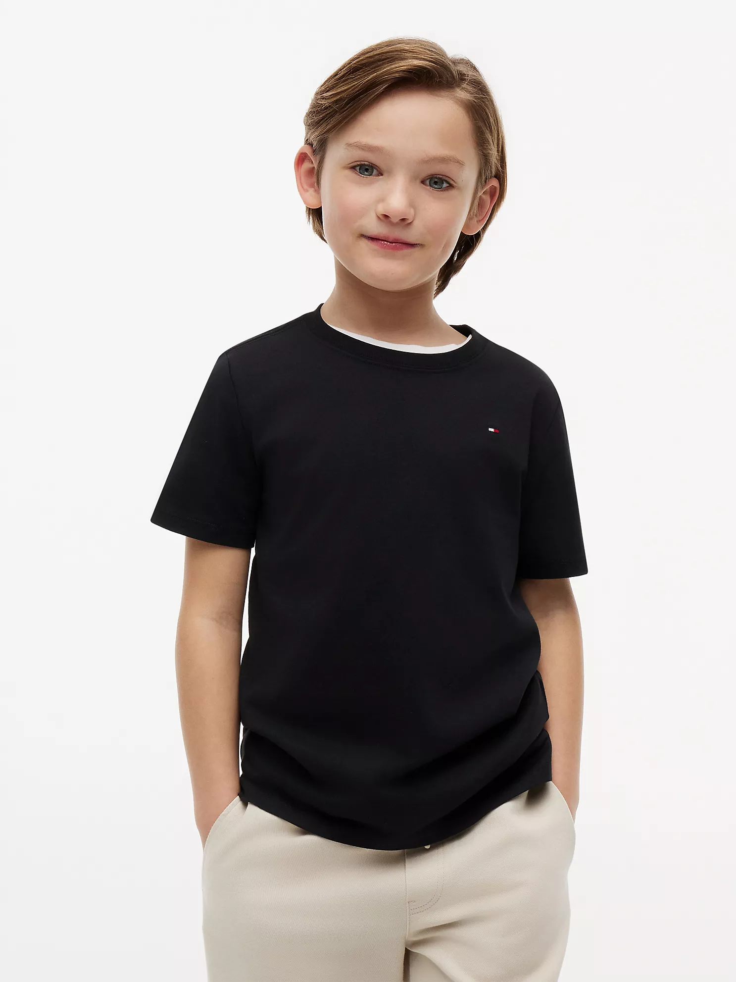 Kids' Everyday Crewneck T-Shirt-Black - Image 4