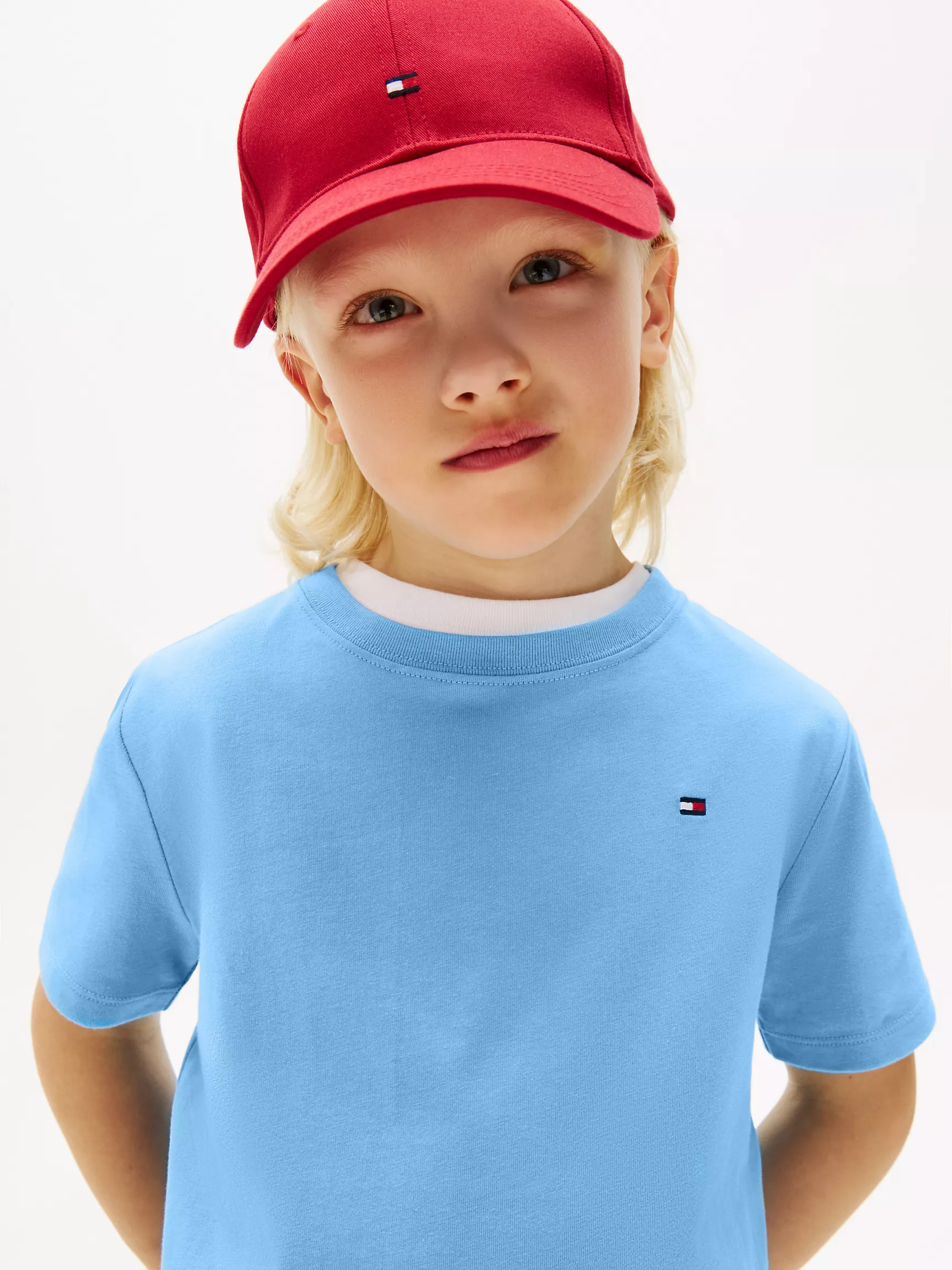Kids' Everyday Crewneck T-Shirt-Nantucket Blue - Image 3