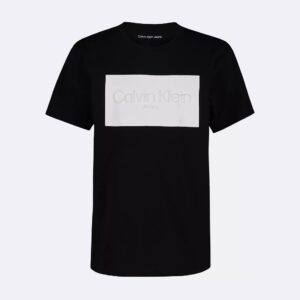 READYSTOCK Boys Contrast Logo Graphic Classic T-shirt - Black #LX001165-001