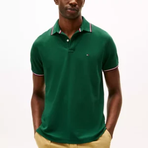Regular Fit Tommy Wicking Polo-Ornamental Green