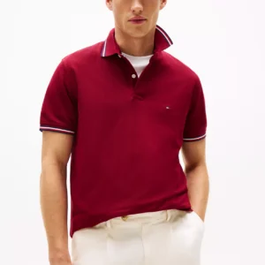 Regular Fit Tommy Wicking Polo-Rouge
