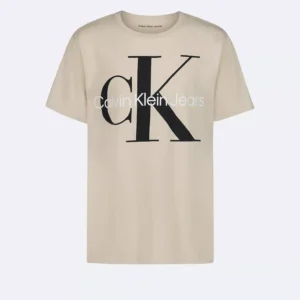 Kid Boys Monologo Classic Crewneck T-Shirt-Oatmeal