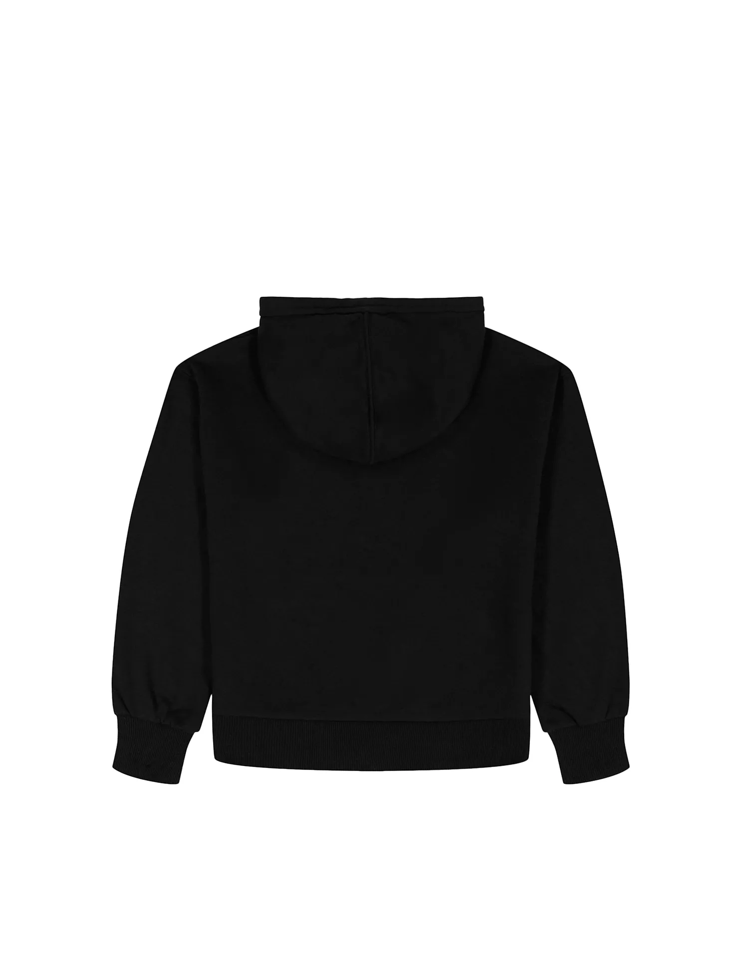 Girls Fleece Logo Graphic Hoodie-Cellar/Slvr - Image 2