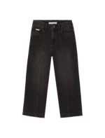 Girls Seamed Wide Leg Jeans-Nordic/Grey Haze