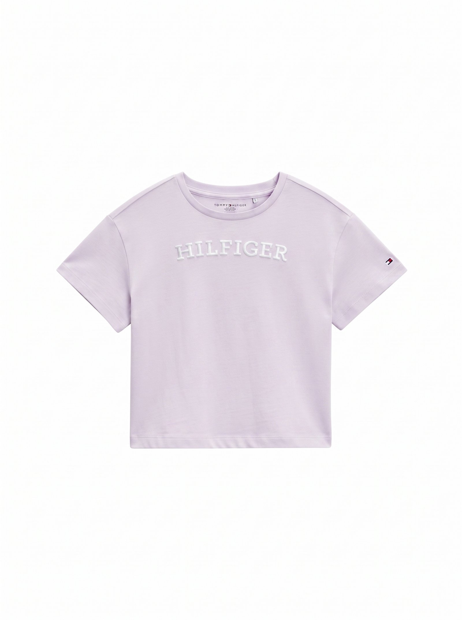 READYSTOCK Girl Kids' Monotype Logo T-Shirt - Flowery Petal #71J4200 - Image 3